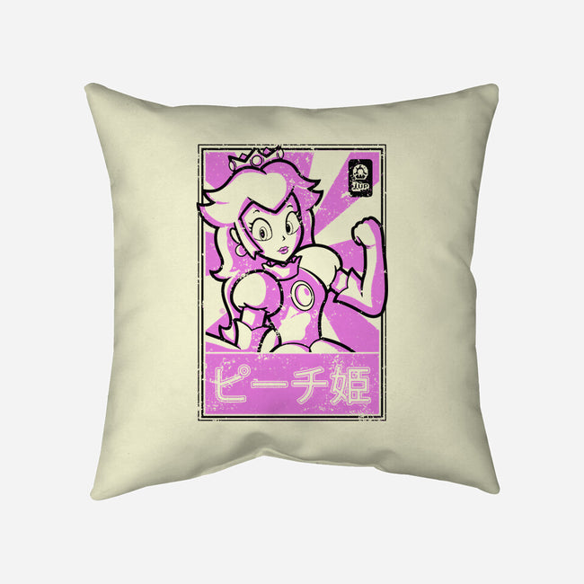 Peach Japan-None-Removable Cover-Throw Pillow-FernandoSala