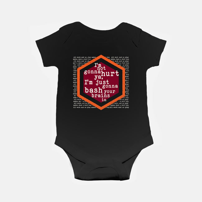 Not Gonna Hurt Ya-Baby-Basic-Onesie-Nemons