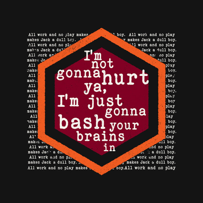 Not Gonna Hurt Ya-None-Polyester-Shower Curtain-Nemons