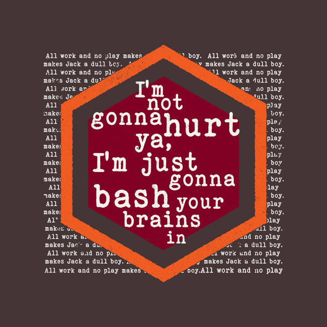 Not Gonna Hurt Ya-None-Polyester-Shower Curtain-Nemons