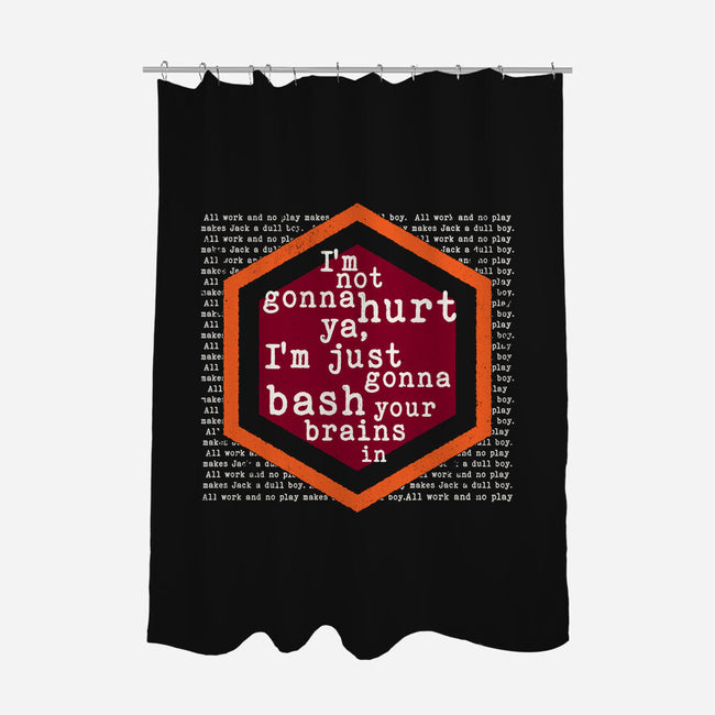 Not Gonna Hurt Ya-None-Polyester-Shower Curtain-Nemons