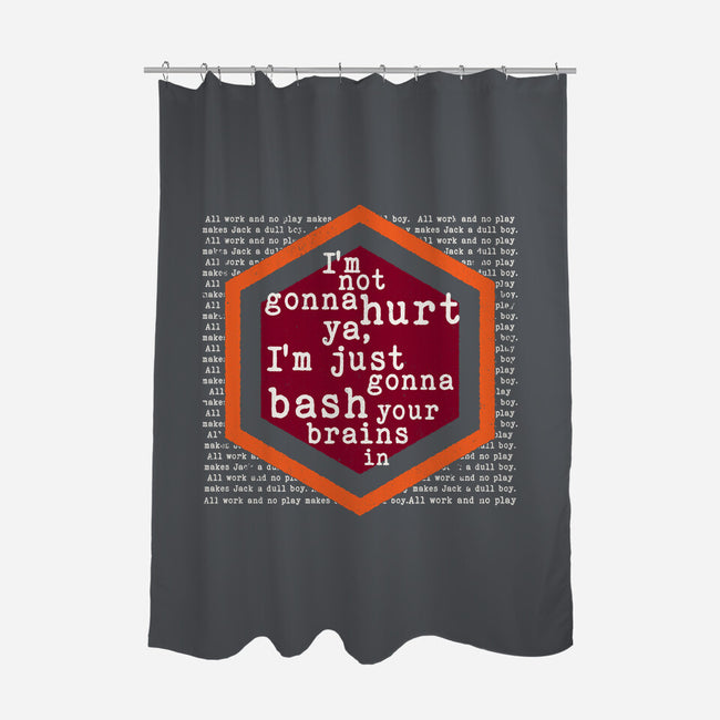 Not Gonna Hurt Ya-None-Polyester-Shower Curtain-Nemons