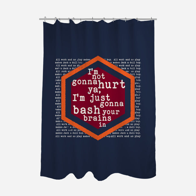 Not Gonna Hurt Ya-None-Polyester-Shower Curtain-Nemons