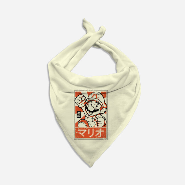 Mario Japan-Dog-Bandana-Pet Collar-FernandoSala