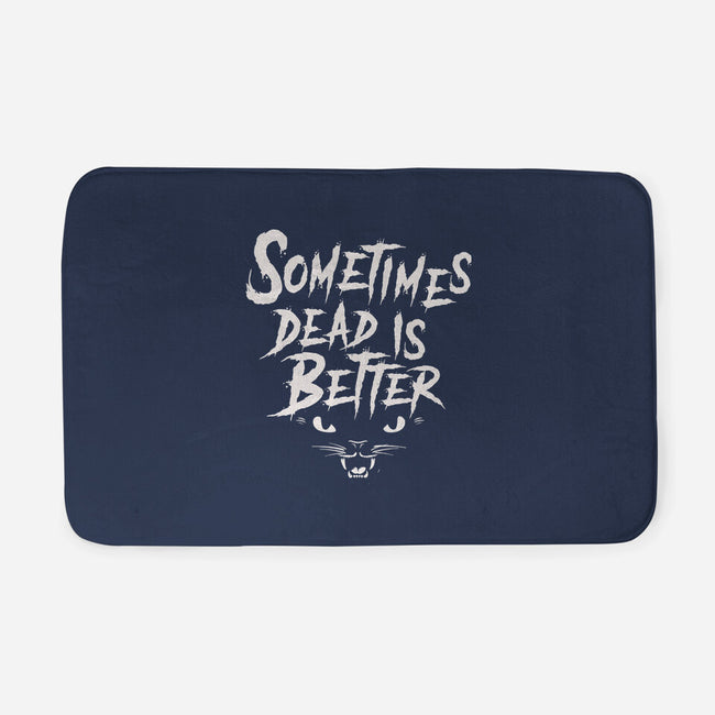 Dead Is Better-None-Memory Foam-Bath Mat-Nemons