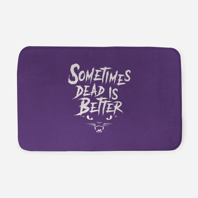 Dead Is Better-None-Memory Foam-Bath Mat-Nemons