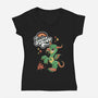 My Little Jabberwocky-Womens-V-Neck-Tee-Nemons