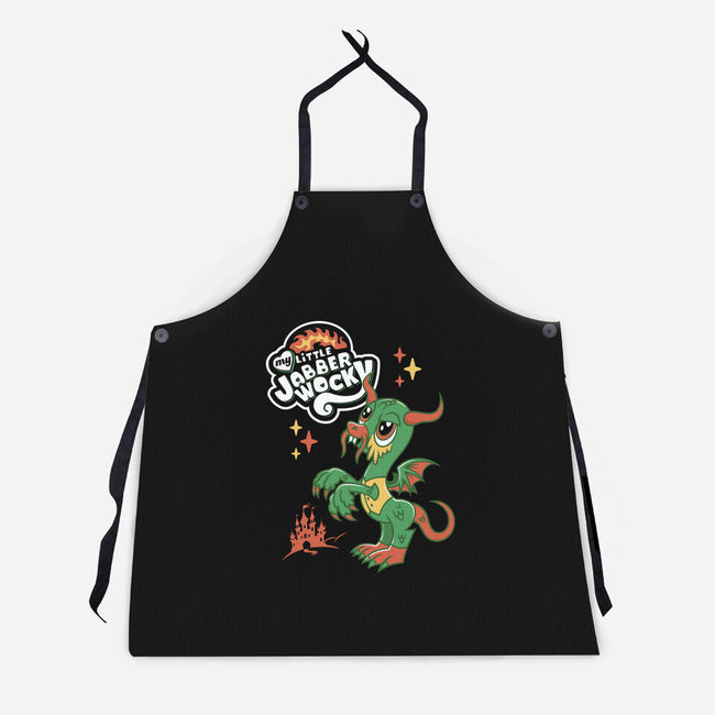 My Little Jabberwocky-Unisex-Kitchen-Apron-Nemons