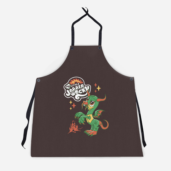 My Little Jabberwocky-Unisex-Kitchen-Apron-Nemons