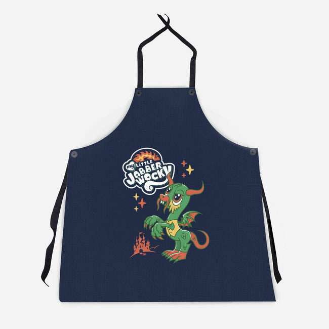My Little Jabberwocky-Unisex-Kitchen-Apron-Nemons