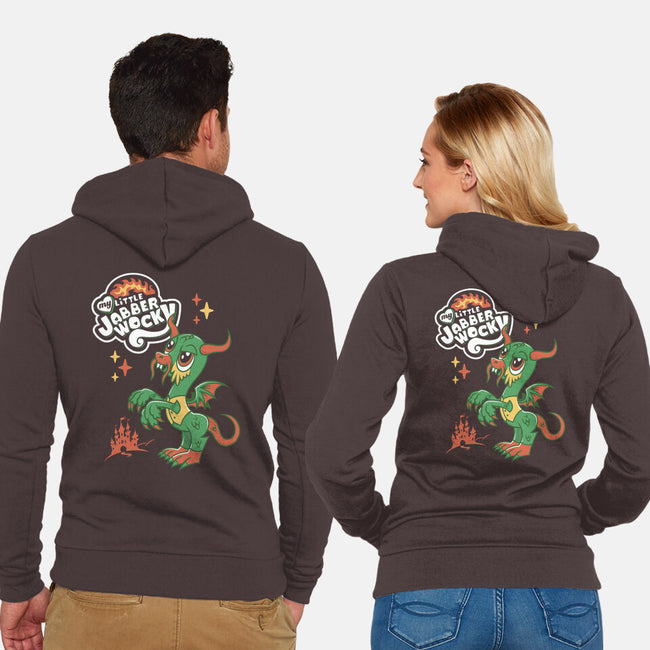 My Little Jabberwocky-Unisex-Zip-Up-Sweatshirt-Nemons