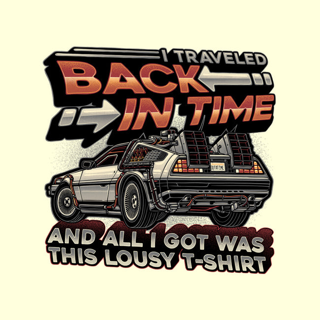 Let's Travel Back In Time-None-Removable Cover-Throw Pillow-glitchygorilla