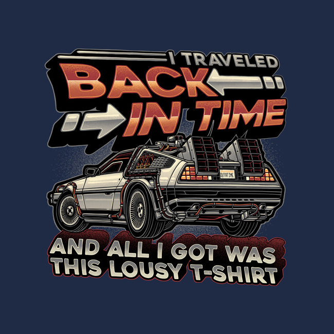 Let's Travel Back In Time-None-Removable Cover-Throw Pillow-glitchygorilla