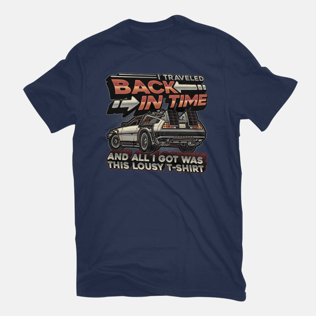 Let's Travel Back In Time-Mens-Premium-Tee-glitchygorilla