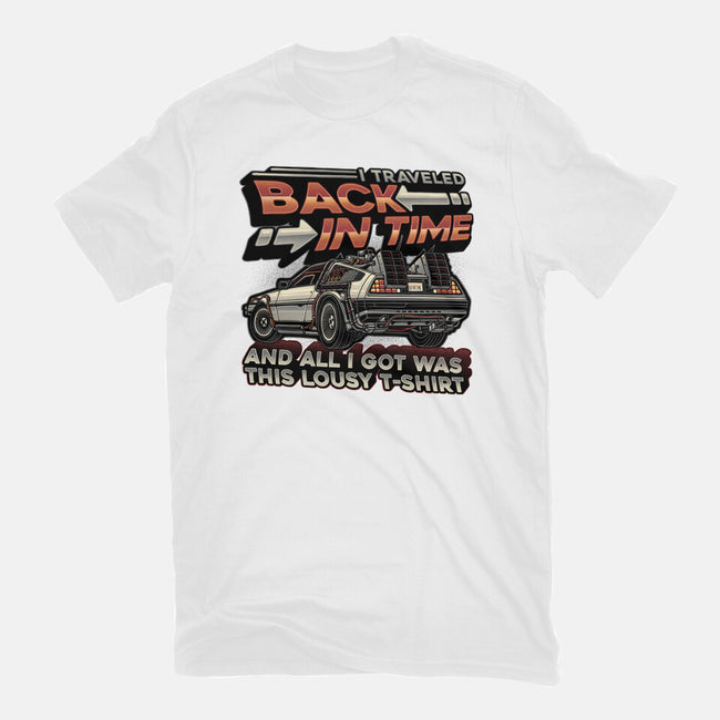 Let's Travel Back In Time-Mens-Premium-Tee-glitchygorilla