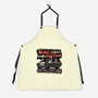 Let's Travel Back In Time-Unisex-Kitchen-Apron-glitchygorilla