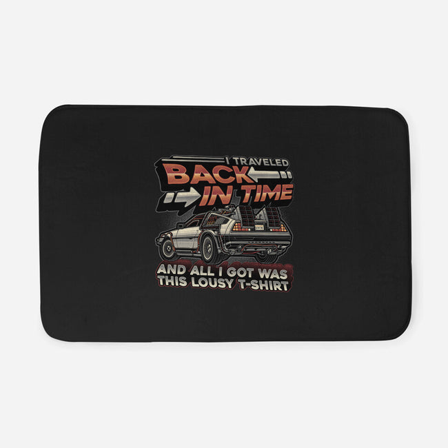 Let's Travel Back In Time-None-Memory Foam-Bath Mat-glitchygorilla