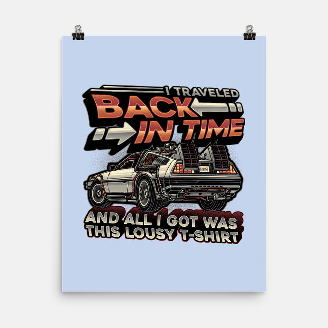 Let's Travel Back In Time-None-Matte-Poster-glitchygorilla