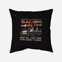 Let's Travel Back In Time-None-Removable Cover-Throw Pillow-glitchygorilla