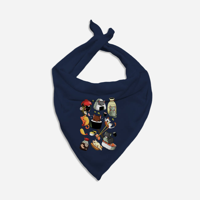 Sushi Cats-Cat-Bandana-Pet Collar-Vallina84