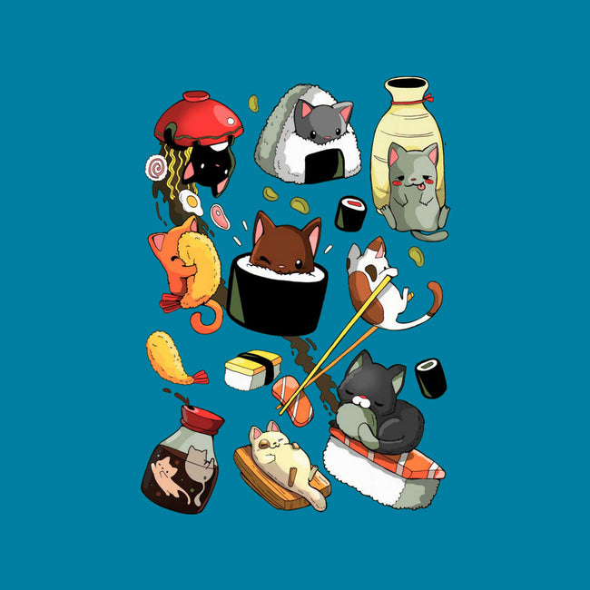 Sushi Cats-None-Matte-Poster-Vallina84