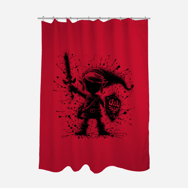 Link Splash-None-Polyester-Shower Curtain-alnavasord