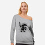 Link Splash-Womens-Off Shoulder-Sweatshirt-alnavasord