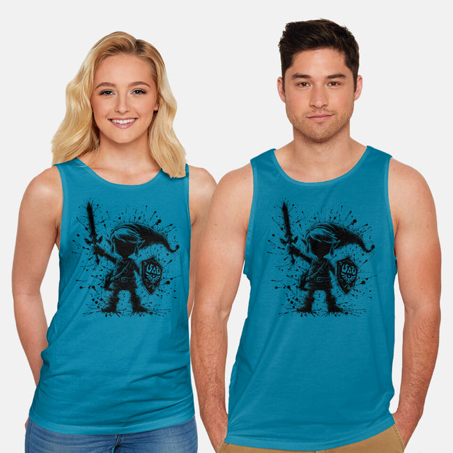 Link Splash-Unisex-Basic-Tank-alnavasord