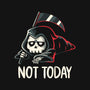 Not Today Death-Womens-V-Neck-Tee-koalastudio