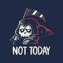 Not Today Death-Unisex-Kitchen-Apron-koalastudio