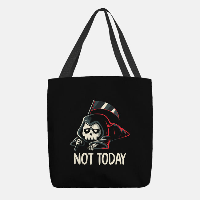 Not Today Death-None-Basic Tote-Bag-koalastudio