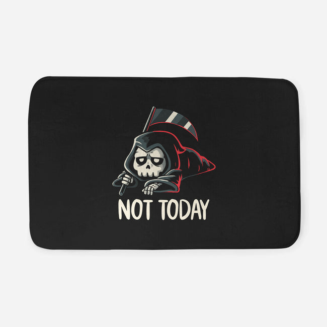 Not Today Death-None-Memory Foam-Bath Mat-koalastudio