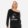 Not Today Death-Womens-Off Shoulder-Sweatshirt-koalastudio