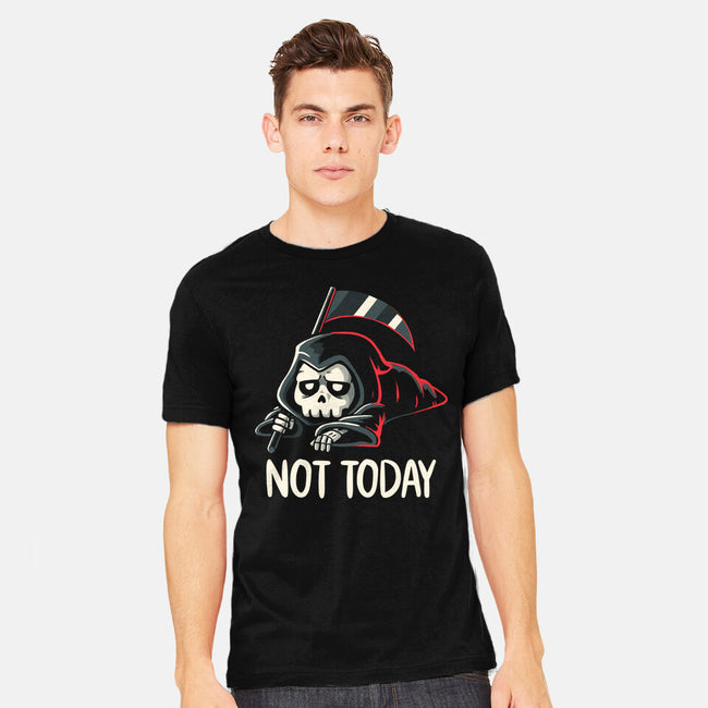 Not Today Death-Mens-Heavyweight-Tee-koalastudio