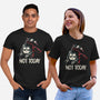 Not Today Death-Unisex-Basic-Tee-koalastudio