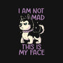 I Am Not Mad This Is My Face-None-Fleece-Blanket-koalastudio