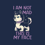 I Am Not Mad This Is My Face-None-Fleece-Blanket-koalastudio
