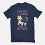 I Am Not Mad This Is My Face-Mens-Basic-Tee-koalastudio