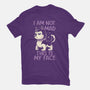 I Am Not Mad This Is My Face-Womens-Fitted-Tee-koalastudio