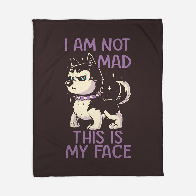 I Am Not Mad This Is My Face-None-Fleece-Blanket-koalastudio