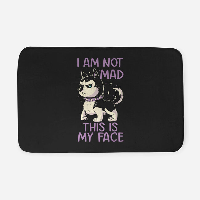 I Am Not Mad This Is My Face-None-Memory Foam-Bath Mat-koalastudio