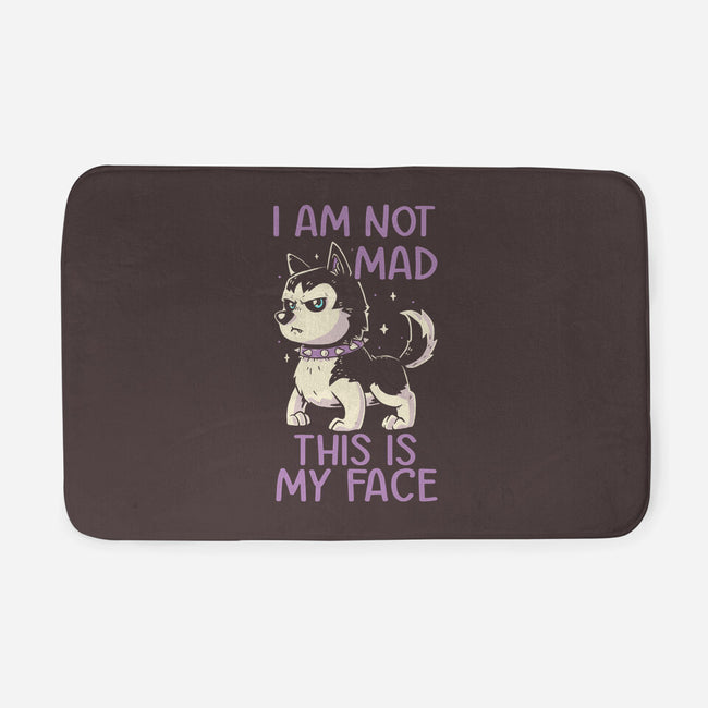 I Am Not Mad This Is My Face-None-Memory Foam-Bath Mat-koalastudio