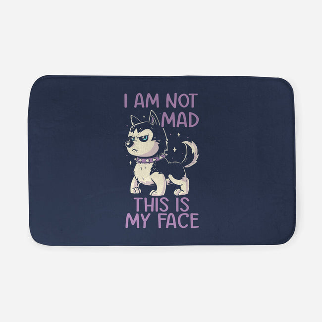 I Am Not Mad This Is My Face-None-Memory Foam-Bath Mat-koalastudio