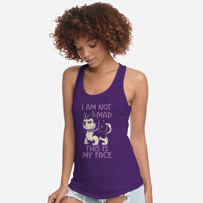 I Am Not Mad This Is My Face-Womens-Racerback-Tank-koalastudio