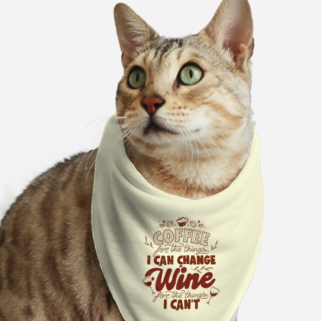 Coffee And Wine-Cat-Bandana-Pet Collar-tobefonseca