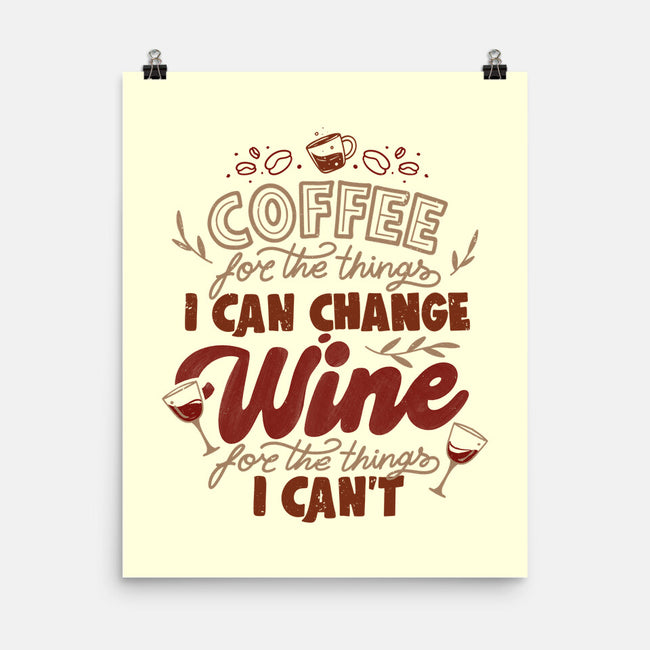 Coffee And Wine-None-Matte-Poster-tobefonseca