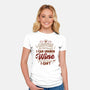 Coffee And Wine-Womens-Fitted-Tee-tobefonseca