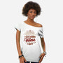 Coffee And Wine-Womens-Off Shoulder-Tee-tobefonseca