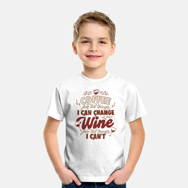 Coffee And Wine-Youth-Basic-Tee-tobefonseca