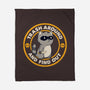 Trash Around Raccoon-None-Fleece-Blanket-tobefonseca